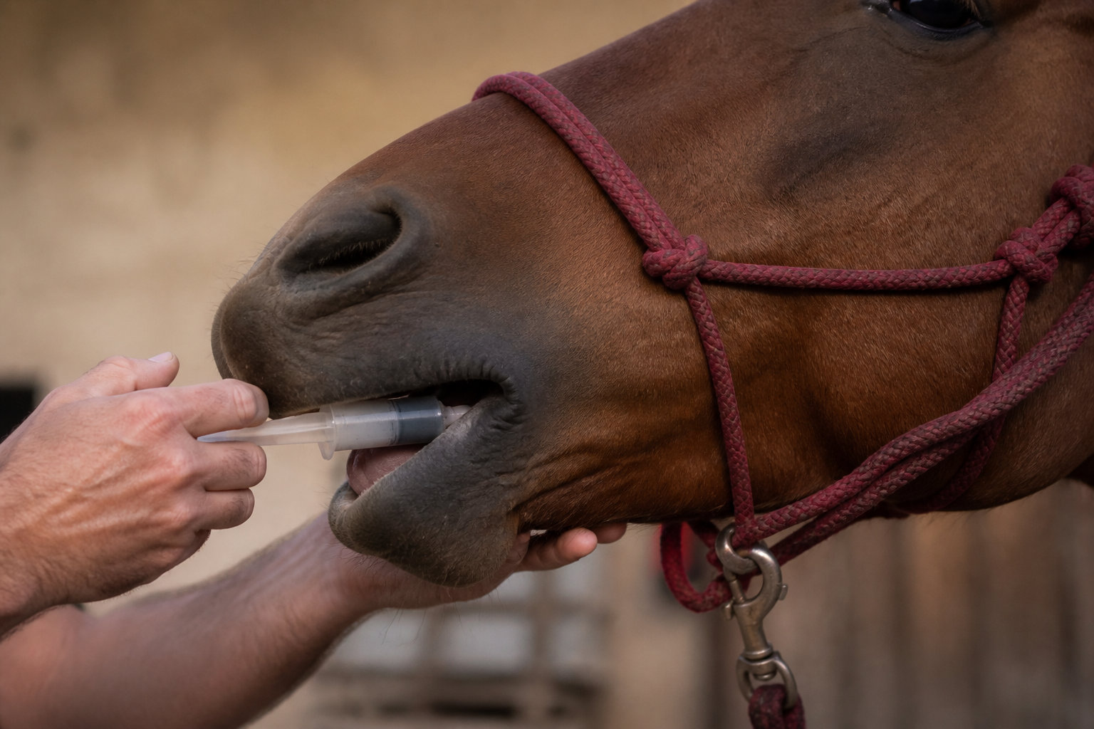 Comment donner un vermifuge à son cheval avec les bons gestes
