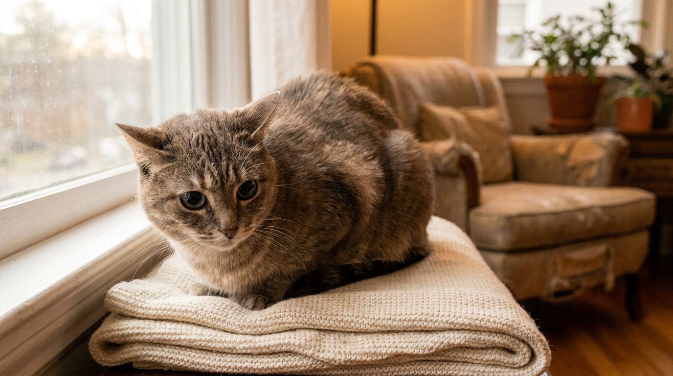 Comment décrypter les comportements d’un chat anxieux