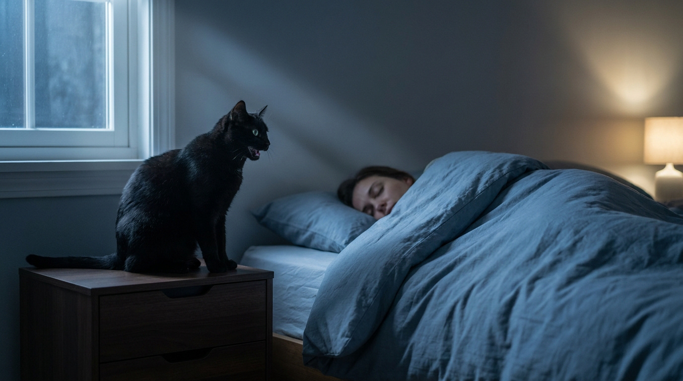 Pourquoi votre chat miaule la nuit : comprendre et agir