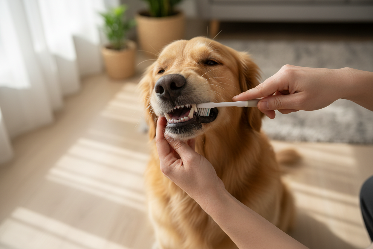 Comment brosser les dents de votre chien pour sa santé