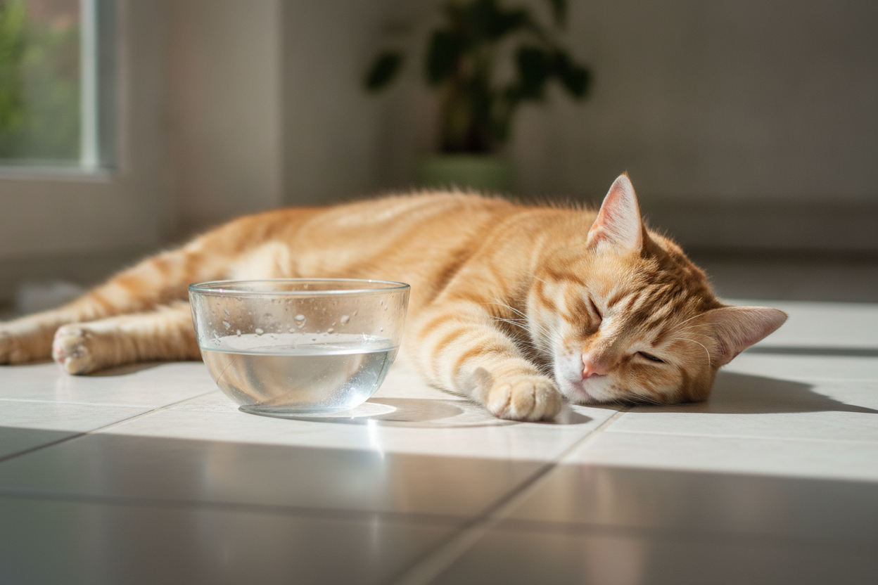 Chaleur chez le chat : prévenir le coup de chaleur et protéger son félin en été