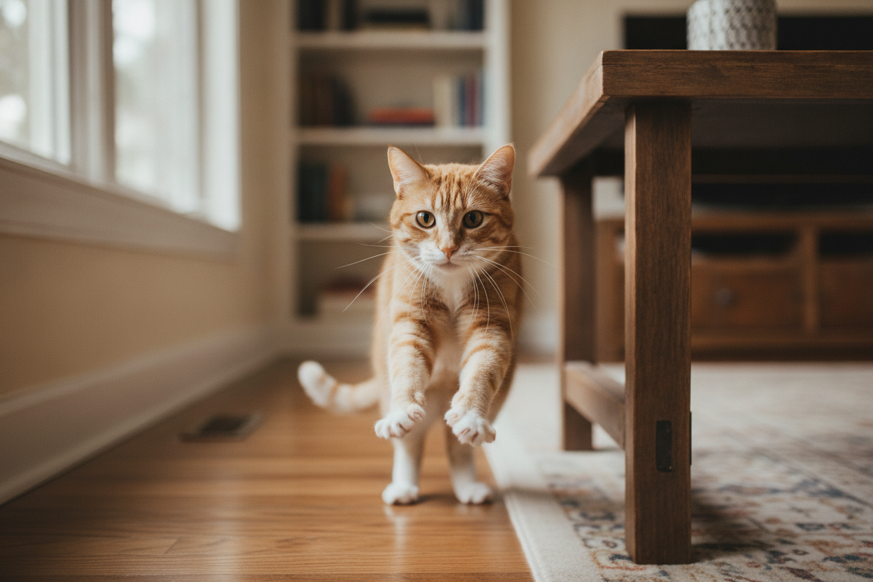 Chat qui rate ses sauts : quand faut-il s’inquiéter et que faire ?