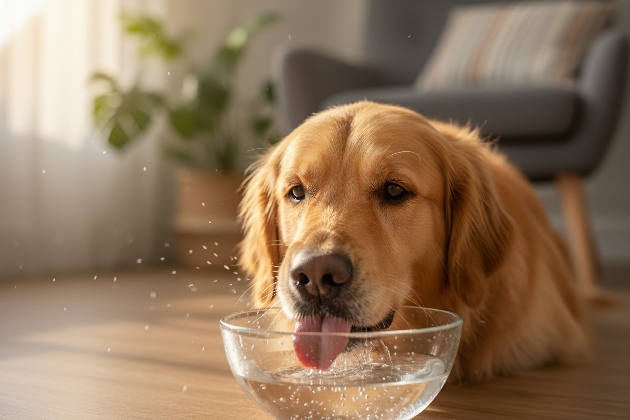 Chien qui boit beaucoup et respire vite : quand faut-il consulter ?
