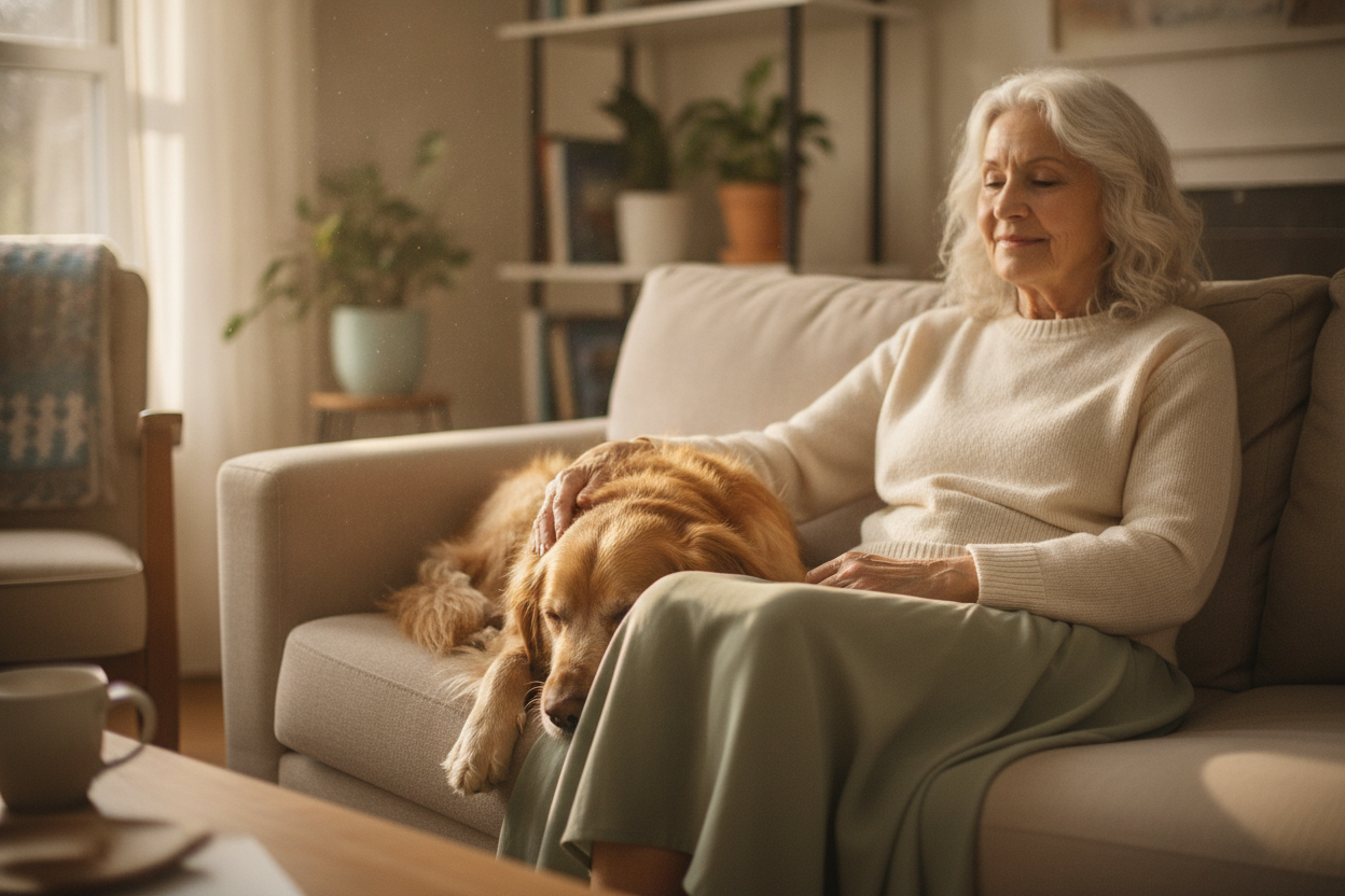 Quel chien choisir pour une personne âgée ? Conseils doux pour une adoption sereine