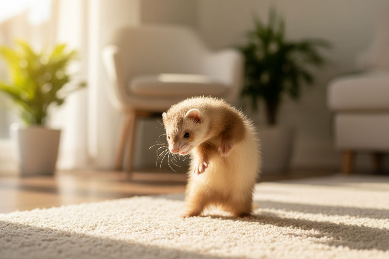 Jouer avec son furet : conseils simples pour le stimuler en toute sécurité