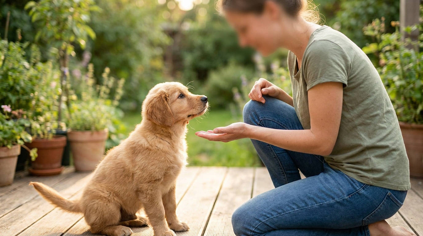Éduquer votre chiot sur des bases saines et positives